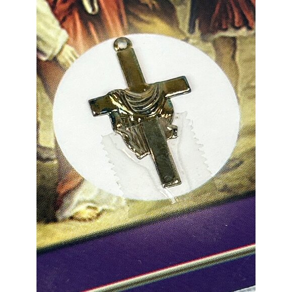 Our Lenten Journey With Christ Cross Pendant & Station of the Cross Card - Picture 4 of 5